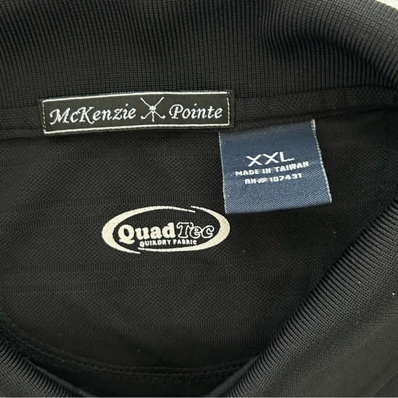McKenzie Point Quadtec QuikDry  Fabric GOLF Polo Shirt  Size XXL - Picture 2 of 6